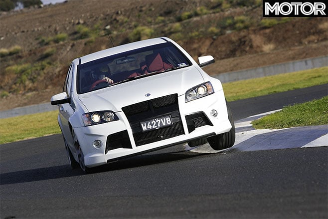 W427 front cornering