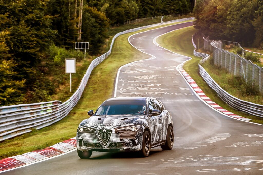 Alfa Romeo Stelvia QV at Nurburgring