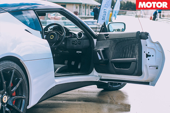 2016 Lotus Evora 400 rear door open