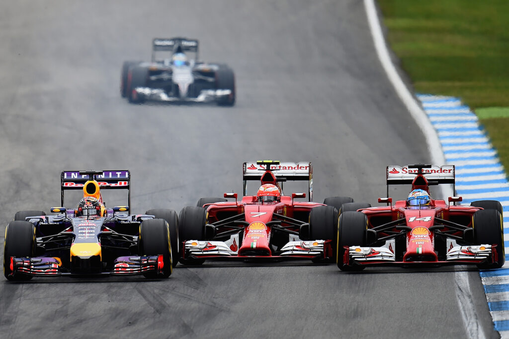 Ricciardo Raikonnen Alonso German F1 GP