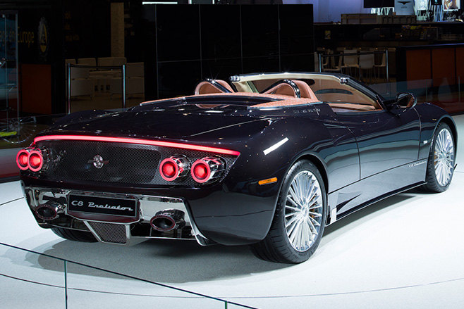 Spyker C8 Preliator Spyder rear