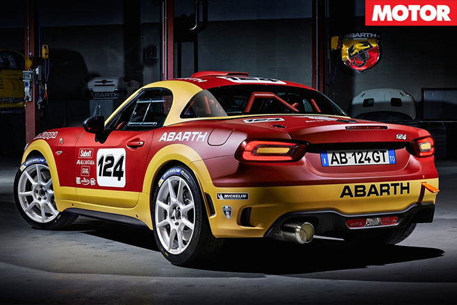Fiat 124 rally Abarth rear