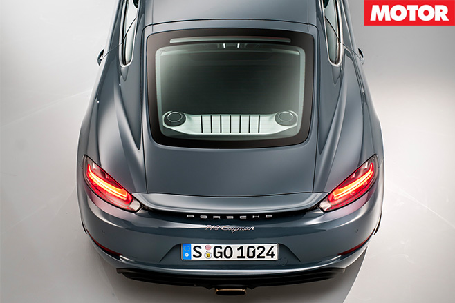 Porsche Cayman S rear