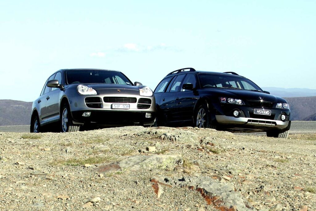 2004 HSV Avalanche vs Porsche Cayenne S comparison review