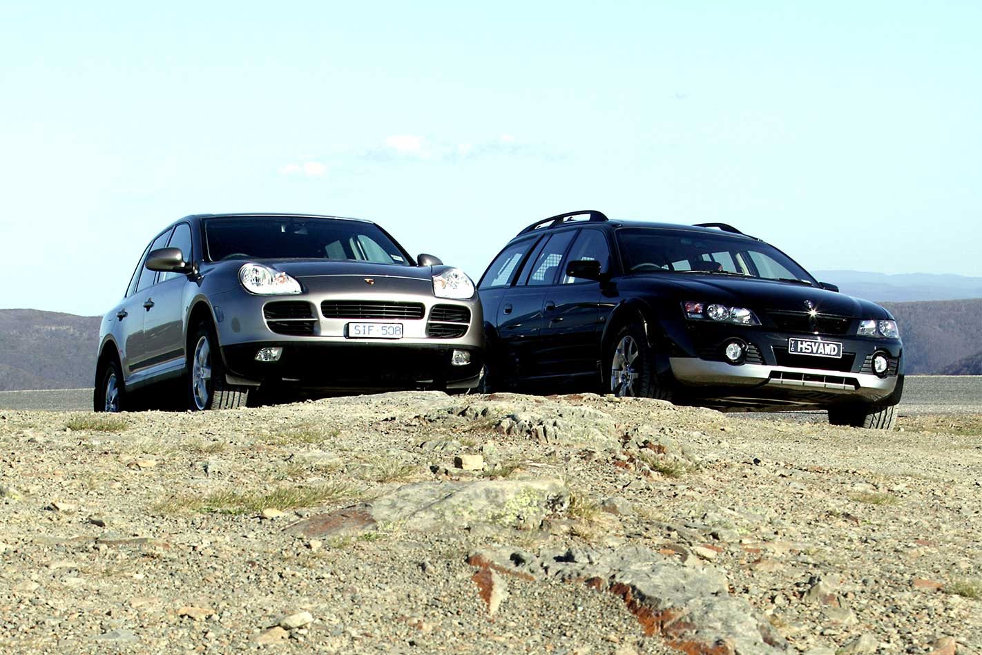 2004 HSV Avalanche vs Porsche Cayenne S comparison review
