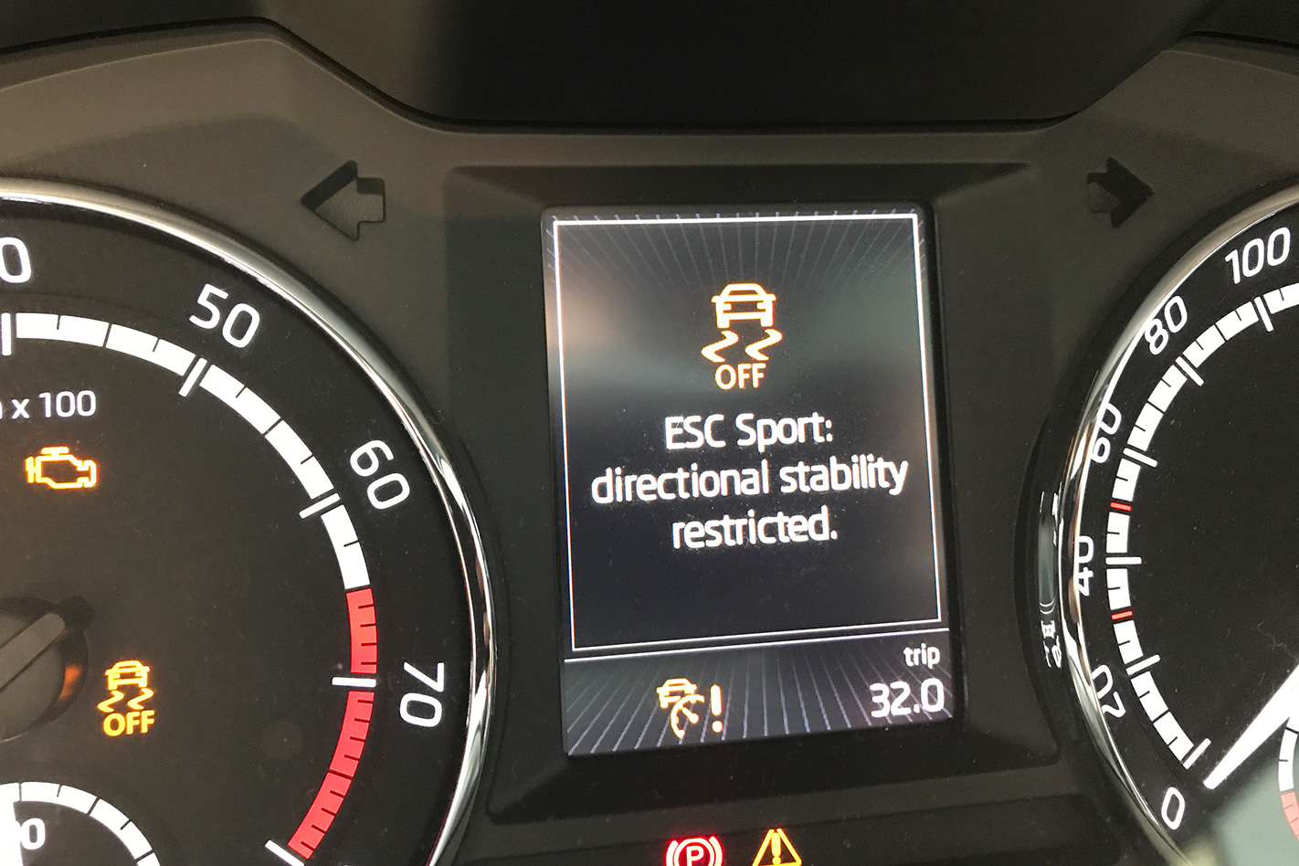 2017 Skoda Octavia RS230 ESC settings