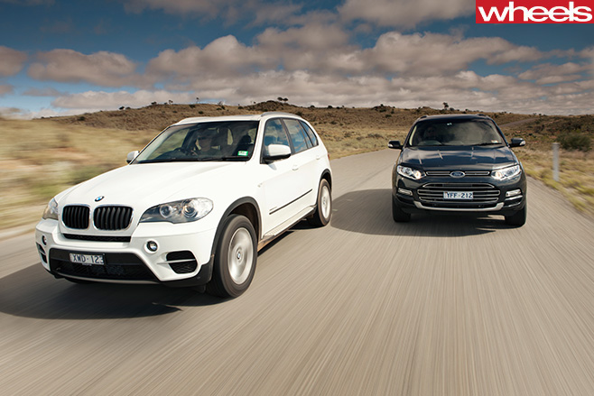 2011-Ford -Territory -front -with -BMW-X5
