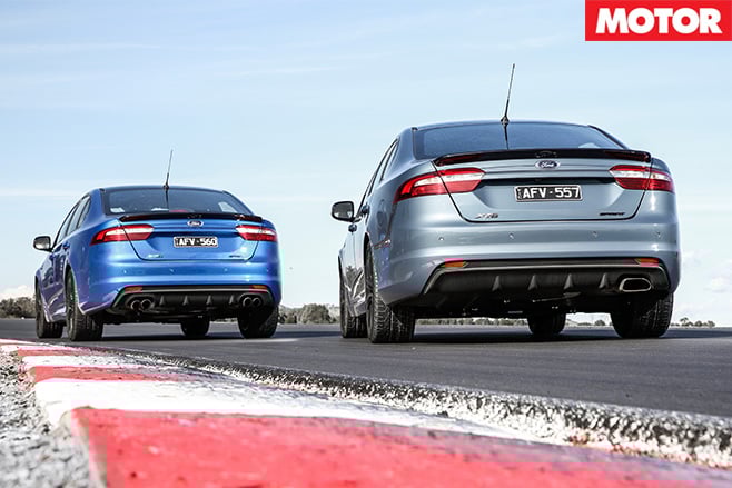 Falcon XR Sprints track rear