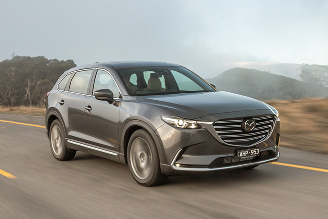 Mazda CX-9 driving