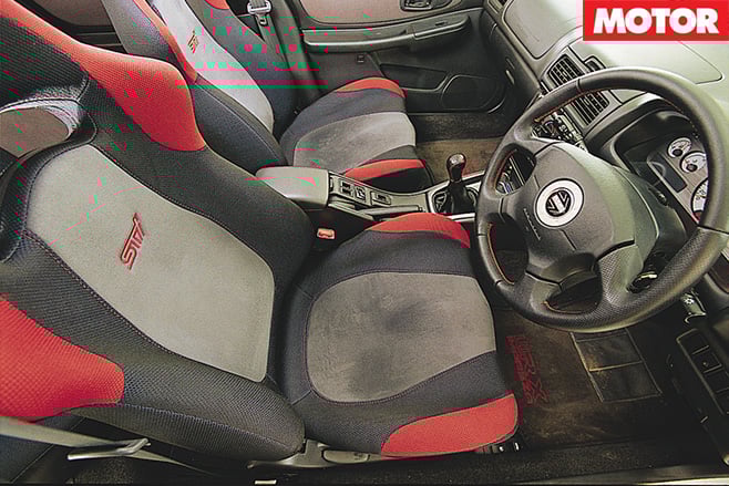 Subaru STi interior