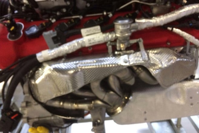 LaFerrari V12 engine underside