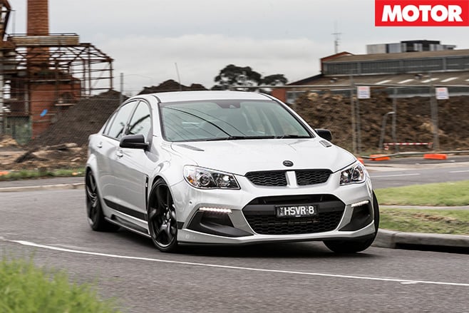 2016 HSV Clubsport R8 SV Black turning