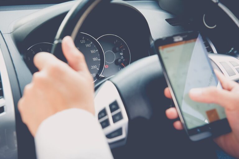 Using phone while driving