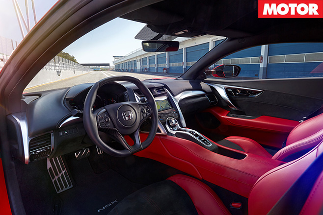 Honda NSX interior