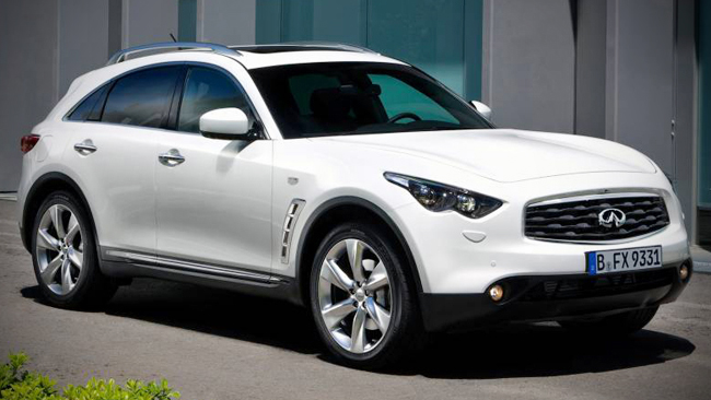 Infiniti FX updated ahead of debut