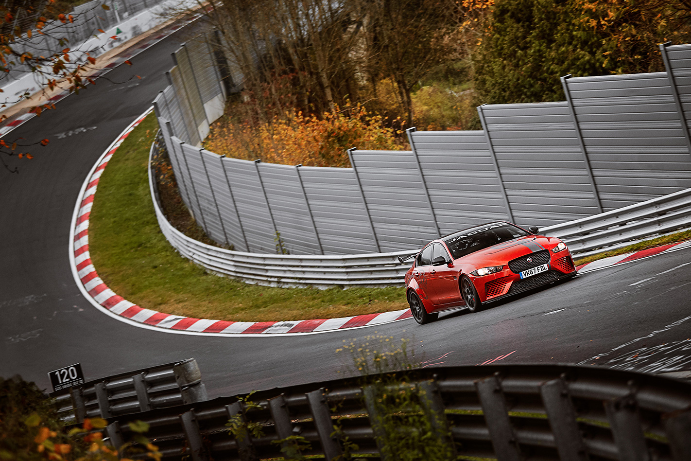 Jaguar XE SV Project 8 driving