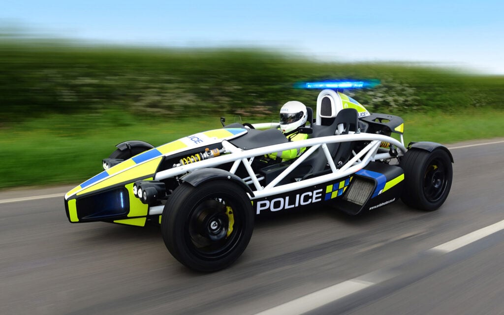 Ariel Atom police car