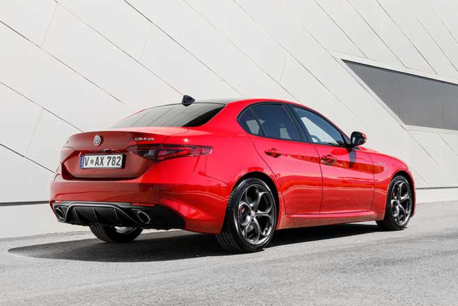 Alfa Romeo Giulia Veloce is a great looking car.