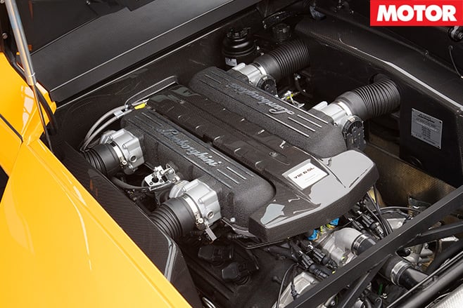 Lamborghini Murcielago SV engine