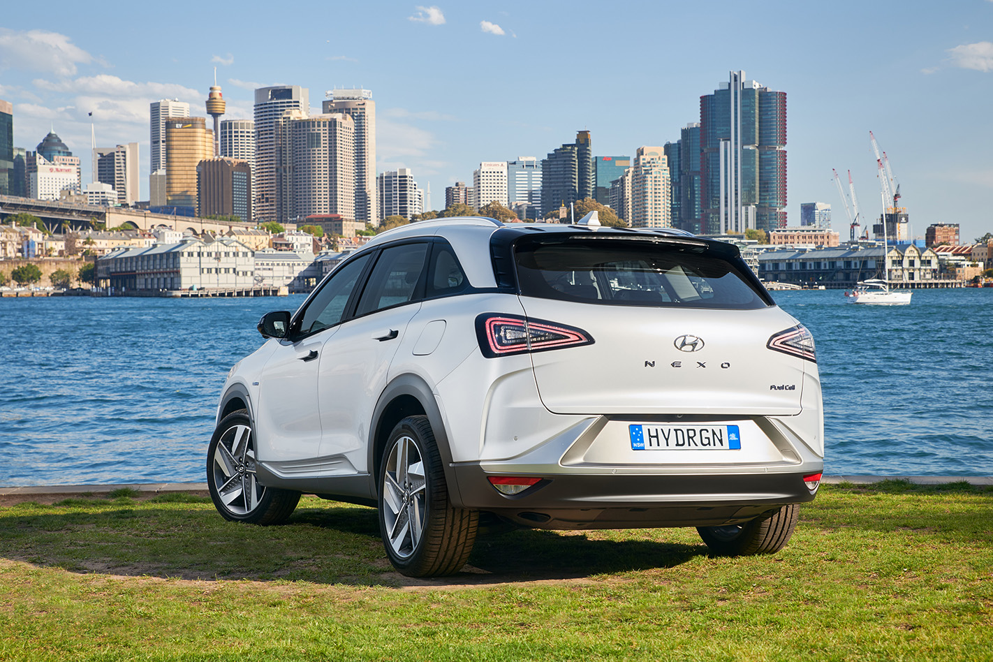 Hyundai Nexo sydney harbour