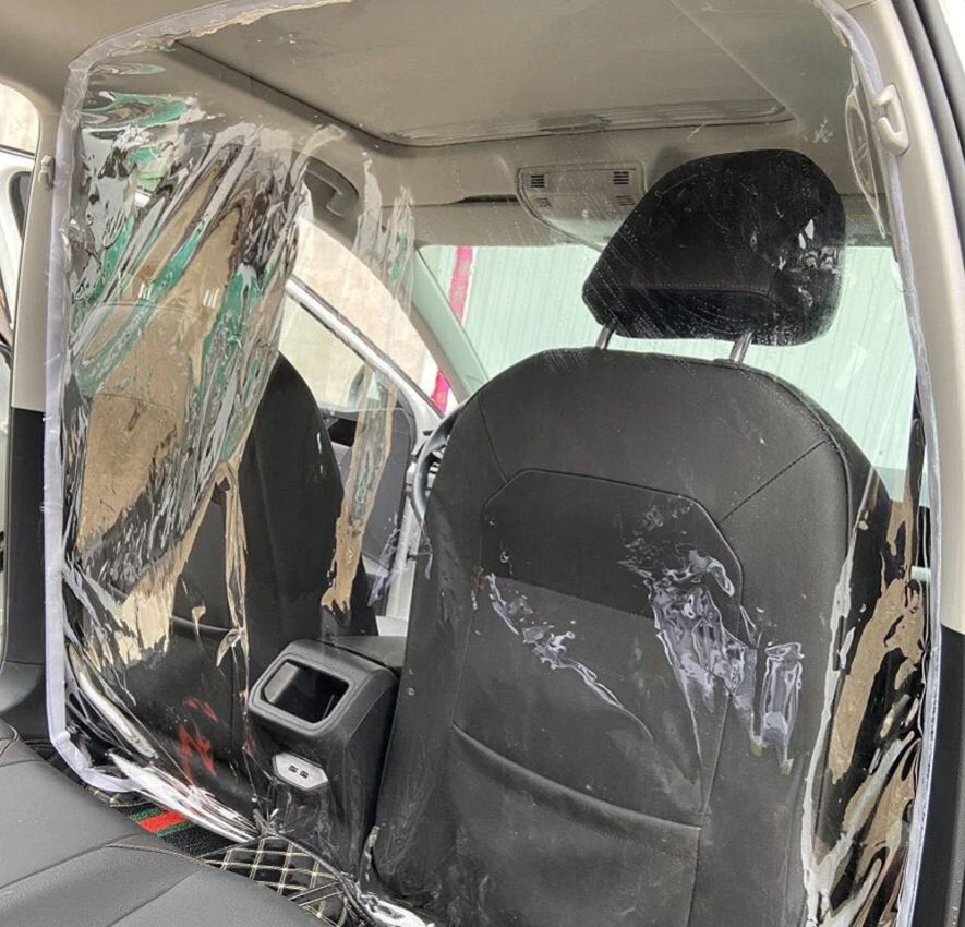 coronavirus car screen
