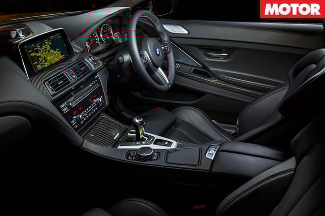 BMW M6 interior