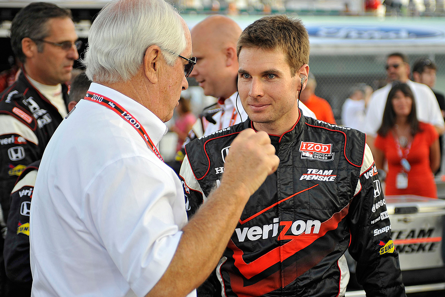 Roger Penske & NASCAR driver Will Power