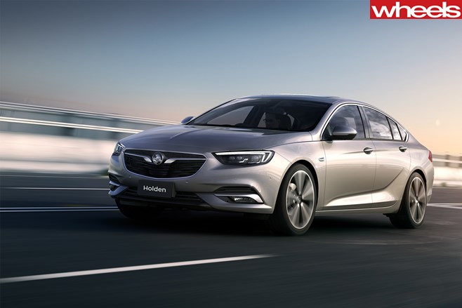 2018-Holden -Commodore -Front -driving