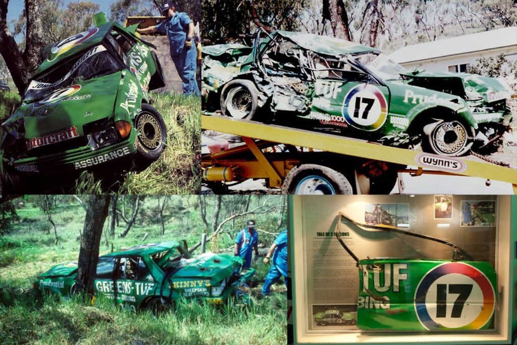 Door of Dick Johnson’s Greens-Tuf Falcon sells for $25k