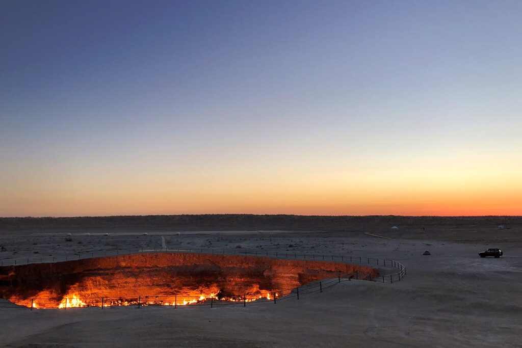 turkmenistan fire pit