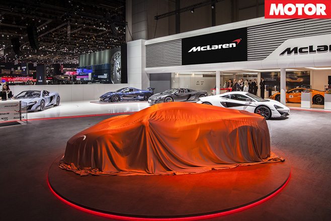 Mclaren annoucing at Geneva Motor Show