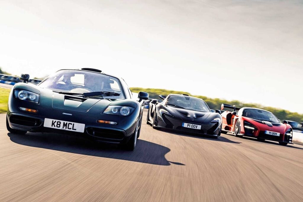 McLaren F1 vs P1 vs Senna comparison