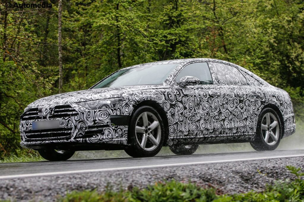 2017 Audi A8 spy pics
