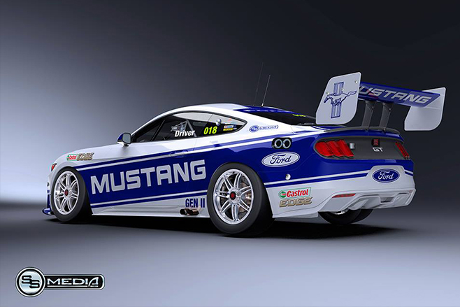 2018 Ford Mustang Supercar rear