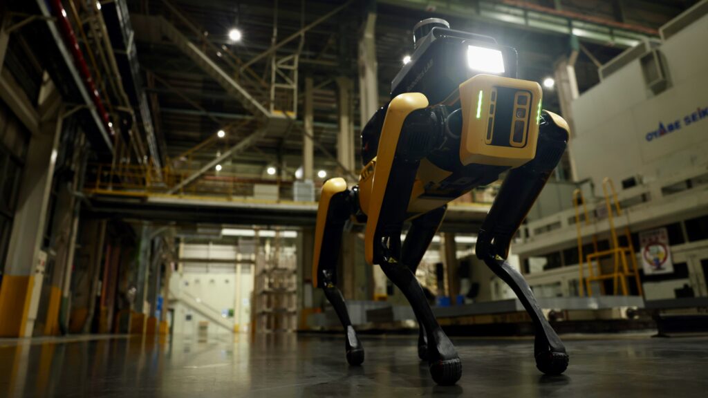 Terrifying robotic dog