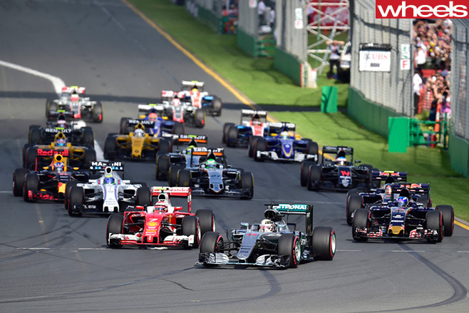 Formula 1 Melbourne 2017 calendar