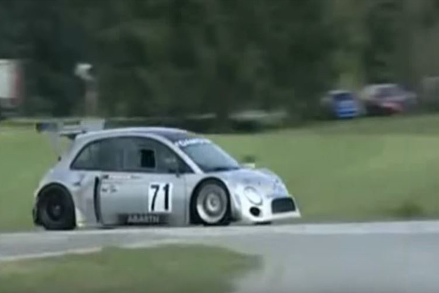 V8 Fiat Abarth 500 drive