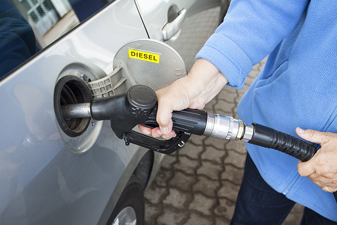 Dieseil fuel bowser