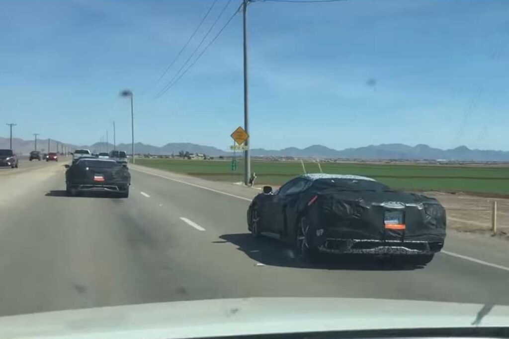 Chevrolet C8 Corvette spied GM boss