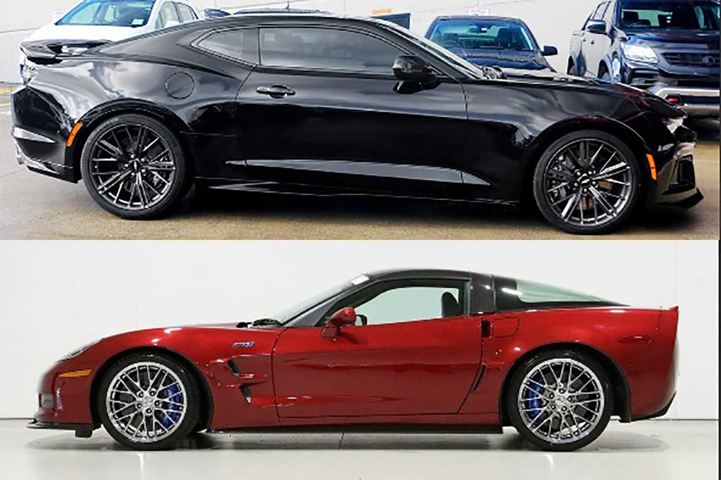Chevrolet Camaro ZL1 vs Chevrolet Corvette ZR1