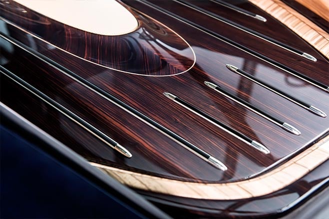 Rolls Royce Sweptail interior wood