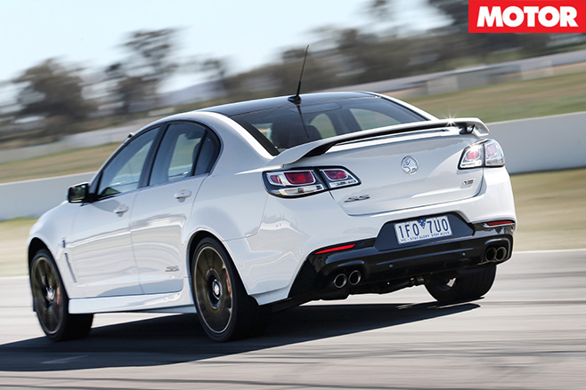 Holden ss v redline rear