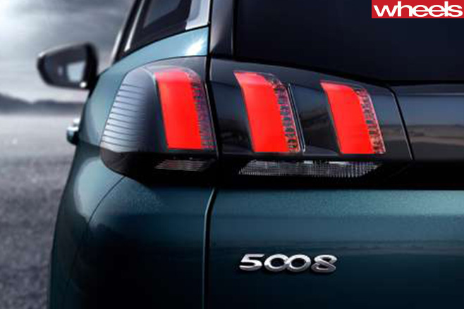 Peugeot 5008 taillight