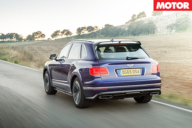 Bentley Bentayga rear