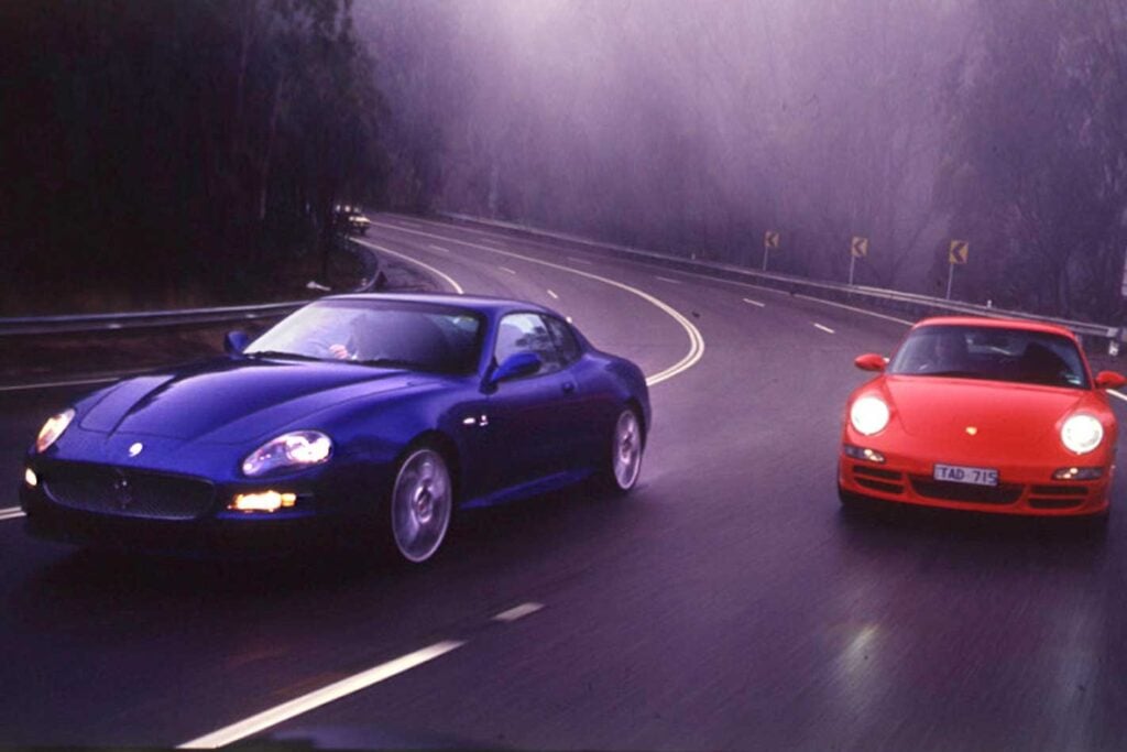 2005 Maserati GranSport vs Porsche 911 Carrera S comparison classic MOTOR