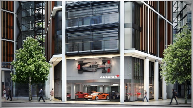 First McLaren showroom opens