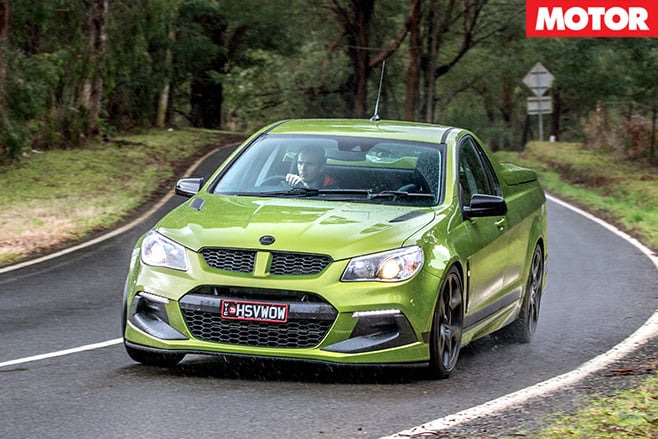 HSV Maloo driving