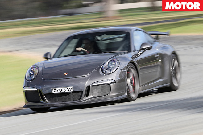 Porsche 911 gt3 driving