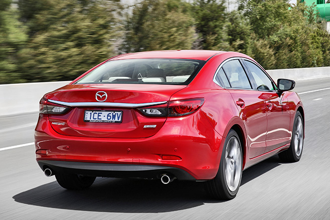 Mazda 6 rear driving