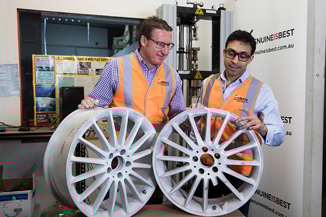 Genuine car wheel